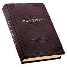 KJV-GAINT PRINT FUL SIZE BROWN