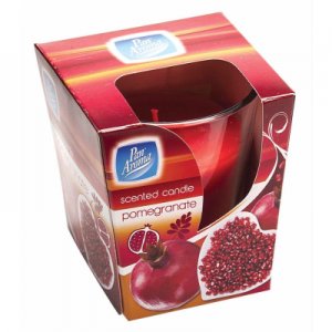 SCENTED CANDLE: POMEGRANATE