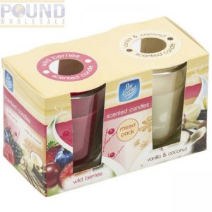 SCENTED CANDLE: MIXED PACK FLUFFY TOWEL