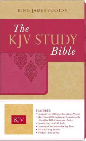 Study Bible Pink Imitation Leather (King James Bible)