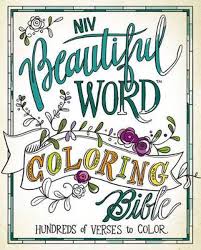 NIV BEAUTIFUL WORD COLOURING BIBLE