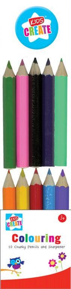 COLOURING PENCILS AND SHARPENER (RCID)