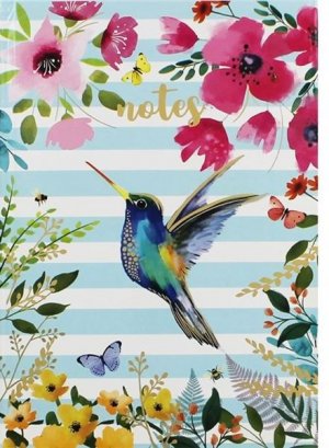A6 HARD BACK NOTEBOOK - FLORAL
