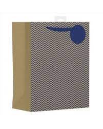 GIFTBAG KRAFT CHEVRON