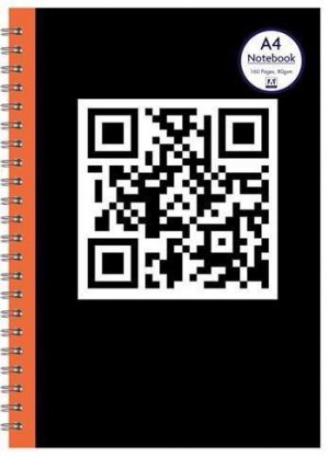 A4 TWIN WIRE NOTEBOOK (-QRNG-)