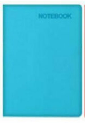 A5 SOFT TOUCH NOTEBOOK - NEON BLUE