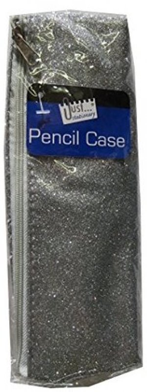 Glitter, Sparkle Pencil Case - Silver