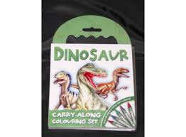 Dinosaur Carry Along Colouring Set