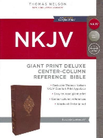 NKJV, DELUXE REFERENCE BIBLE, CENTER-COLUMN GIANT PRINT
