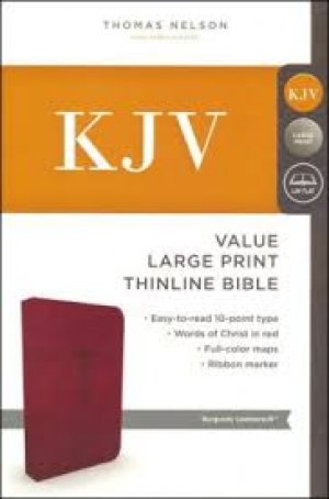 KJV VALUE LARGE PRINT THINLINE BIBLE