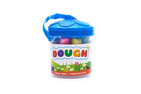 8 Coloured Dough Sticks In Tub