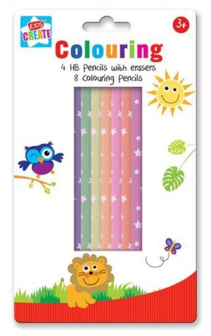 GLITTER COLORING PENCILS (BDUU)