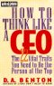 BZ-CASS-HOW TO THINK LIKE/CEO