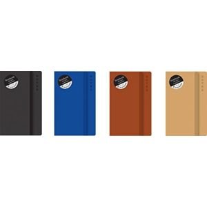A6 SOFT TOUCH RUSTIC NOTEBOOK -4 ASSORTED COLURES