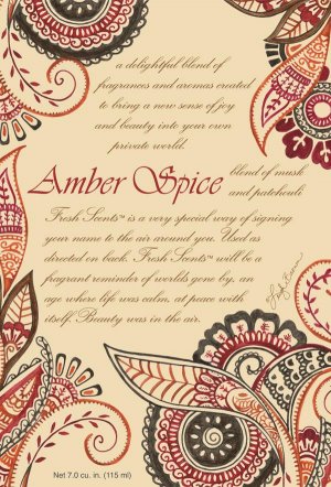 FRESH SCENTS - AMBER SPICE