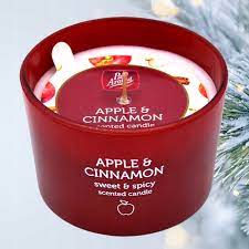 PAN AROMA APPLE CINNAMON SWEET & SPICY SCENTED CANDLE
