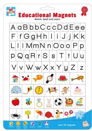 Educational Magnet Letters Sheet (MAGZ)