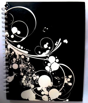 White Floral Journal