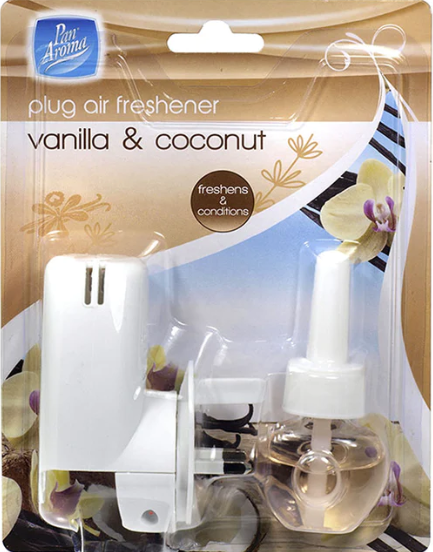 Pan Aroma Plug In Airfreshner- Vanilla /Coconut
