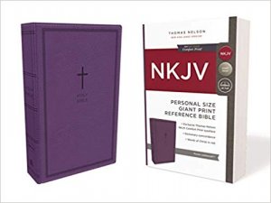 NKJV PERSONAL SIZE GIANT PRINT REFERENCE BIBLE (PURPLE)