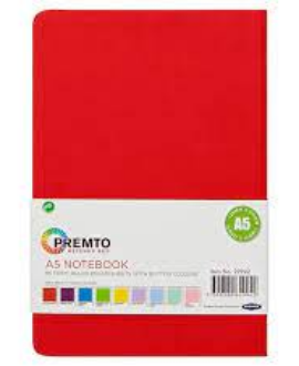 A5 NOTEBOOK PREMTO KETCHUP RED