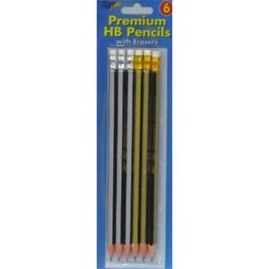 6 HB PENCILS