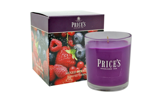 SCENTED CANDLE: MIXED BERRIES
