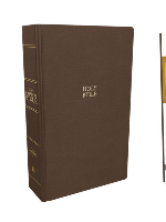 KJV Open Bible Brown Red Letter Edition