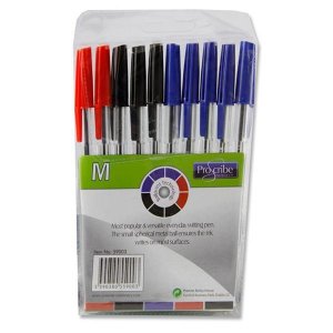 10 ASST. BALLPENS-PROSCRIBE