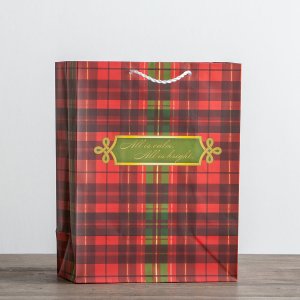 All Is Calm, All Is Bright - Large Christmas Gift Bag, KJV