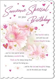 BIRTHDAY FOR SOMEONE SPECIAL