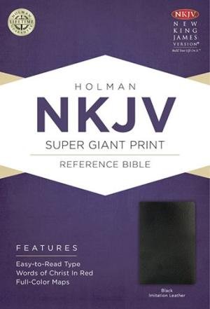 NKJV-SUPER GIANT PRINT REF BIBLE-BK