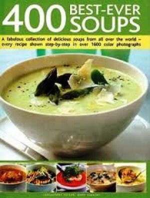 400 BEST-EVER SOUPS, HARD COVER