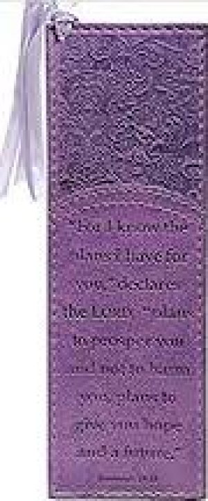 Purple LuxLeather Page Marker