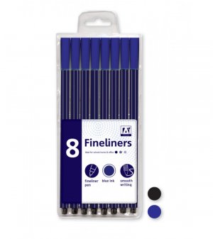 8 FINELINERS-TWO COLOURWAYS