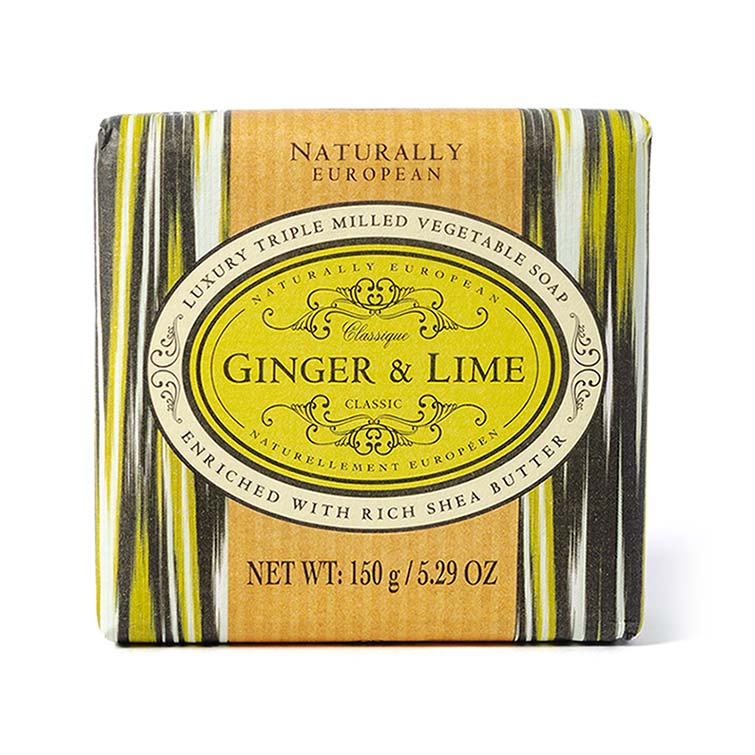 GINGER AND LIME LUXURY SOAP