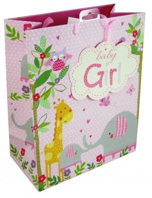 Baby Girl Scene Large Girl bag