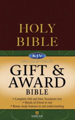 KJV-GIFT & AWARD BIBLE-BURGUNDY,BABOUR