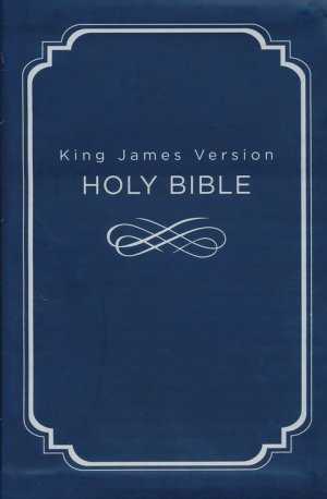 KJV Deluxe Gift & Award Bible--imitation leather, Blue