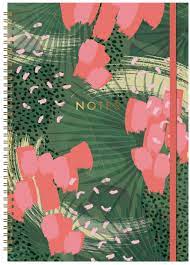 Stylised Flowers A4 Notebook