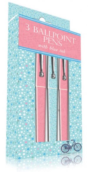 3 BALLPOINT PENS (VINE-3)