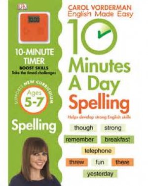 10 Minutes A Day Spelling Ages 5-7