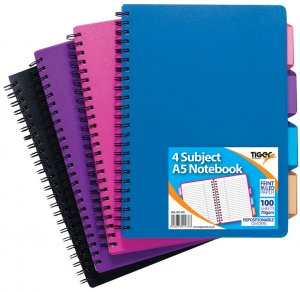 A5 NOTE-4 SUBJECTS - 100 SHEETS (PURPLE)