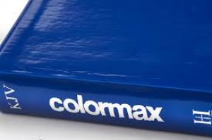 KJV Large Print Compact Bible, Electric Blue Colormax