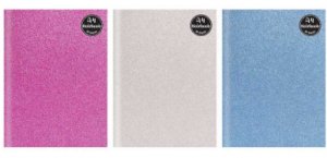 A4 GLITTER HARDBACK BOOK