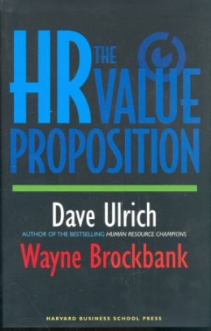 HR THE VALUE PROPOSITION, HARD COVER