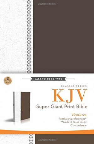 KJV, Reference Bible, Super Giant Print, Hardcover, Red Letter Edition (Classic Series)