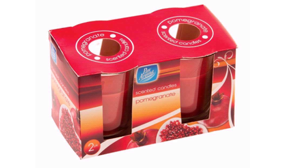 SCENTED CANDLES: POMEGRANATE