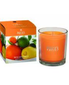 SICILIAN CITRUS SCENTED CANDLE.