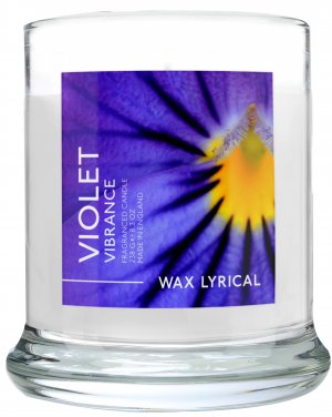 VIOLET VIBRANCE FRAGRANCED CANDLE - UP TO 45 HRS